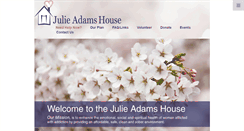 Desktop Screenshot of julieadamshouse.org